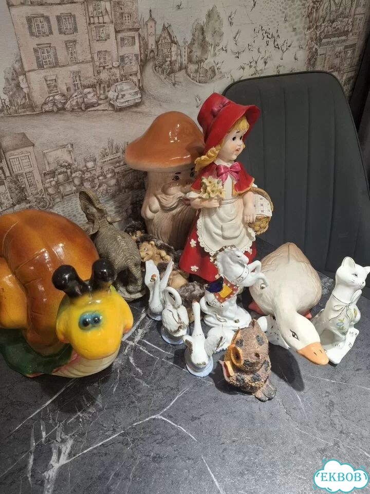 Фигурки садовые, фарфоровые для дома фото 1