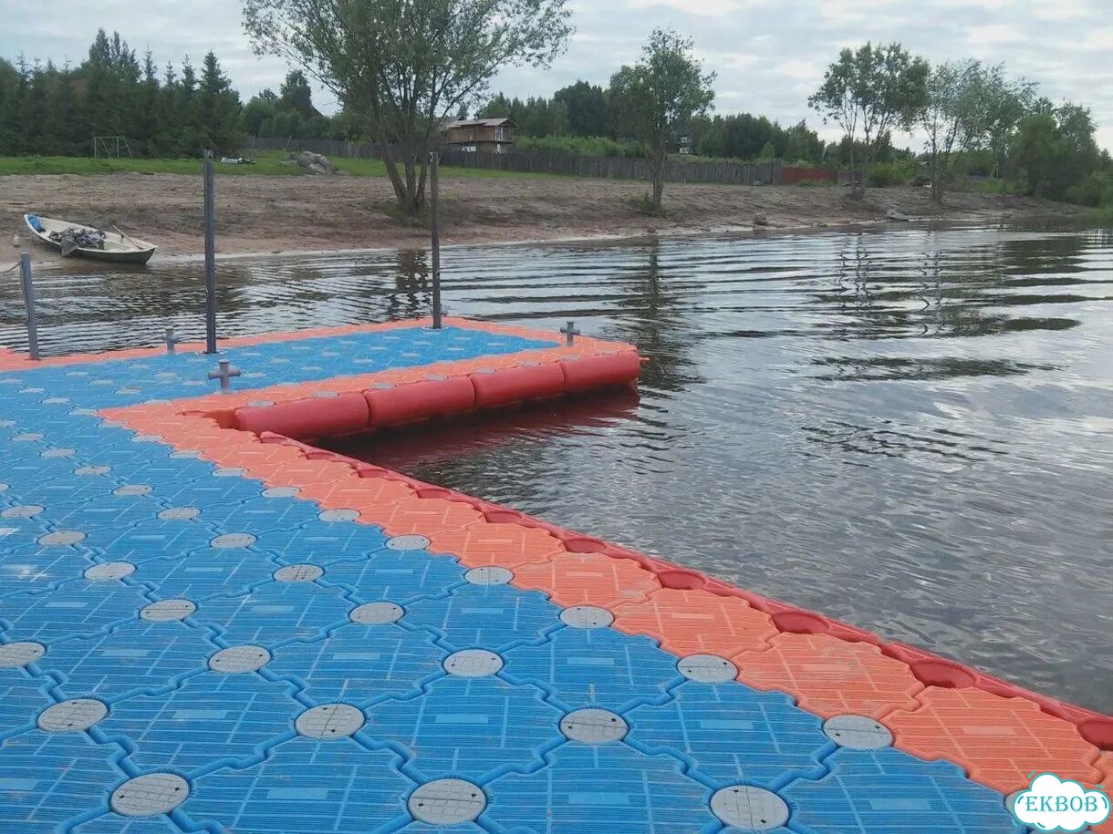Модульныке пластиковые понтоны фото 5