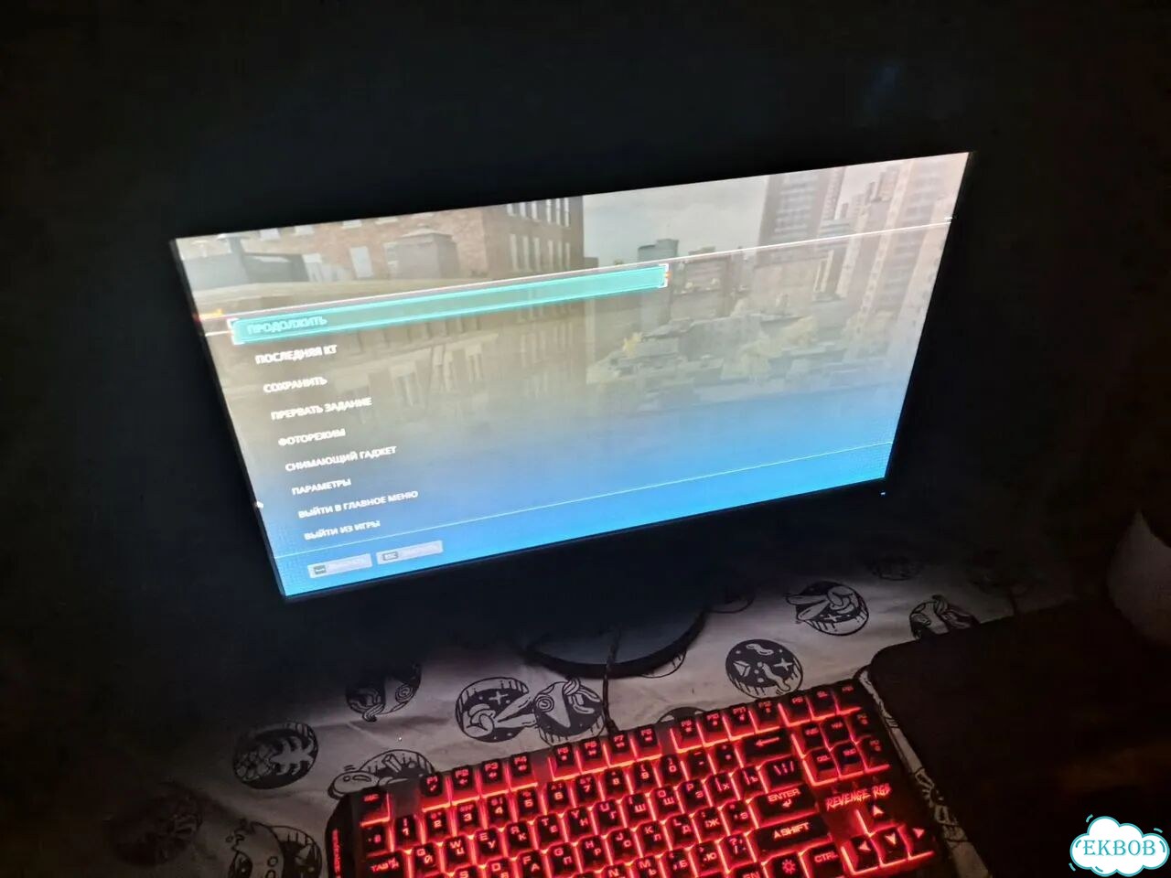 Игровой пк с монитором и клавиатурой и мышкой фото 2