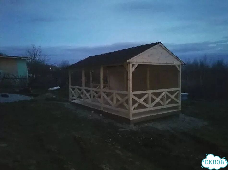 Беседка домик фото 5