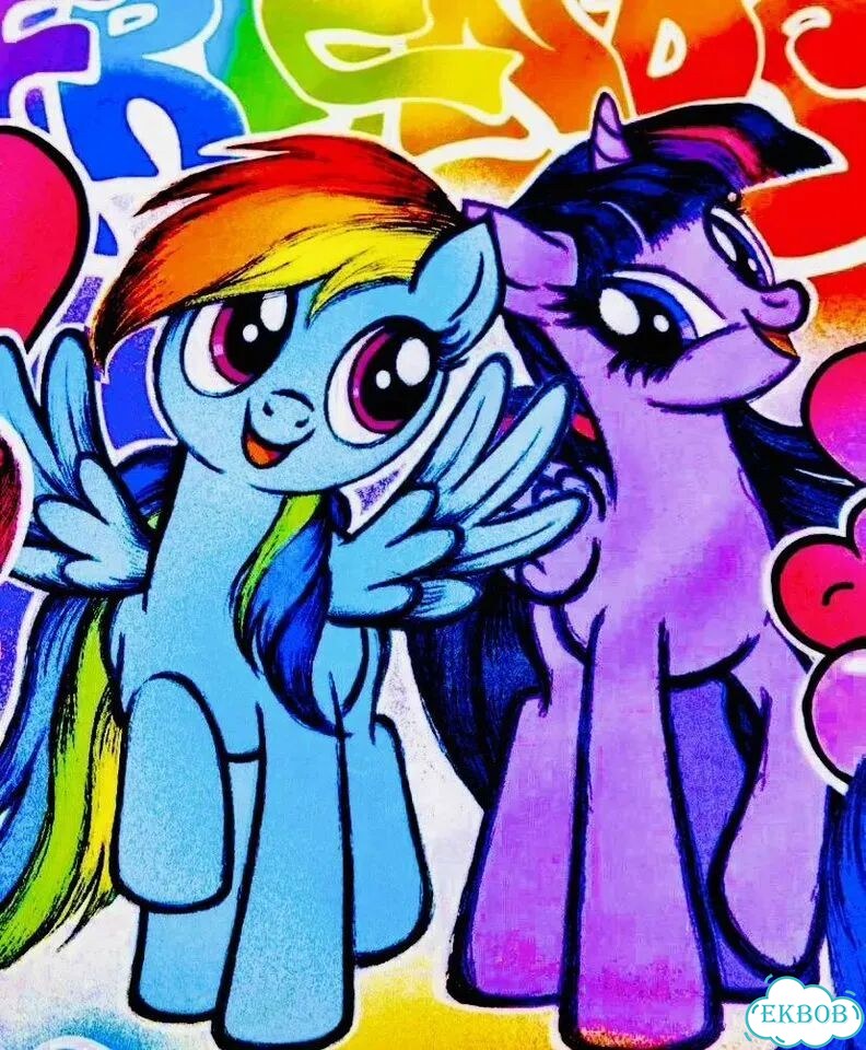 Детское постельное белье My little Pony светится фото 10