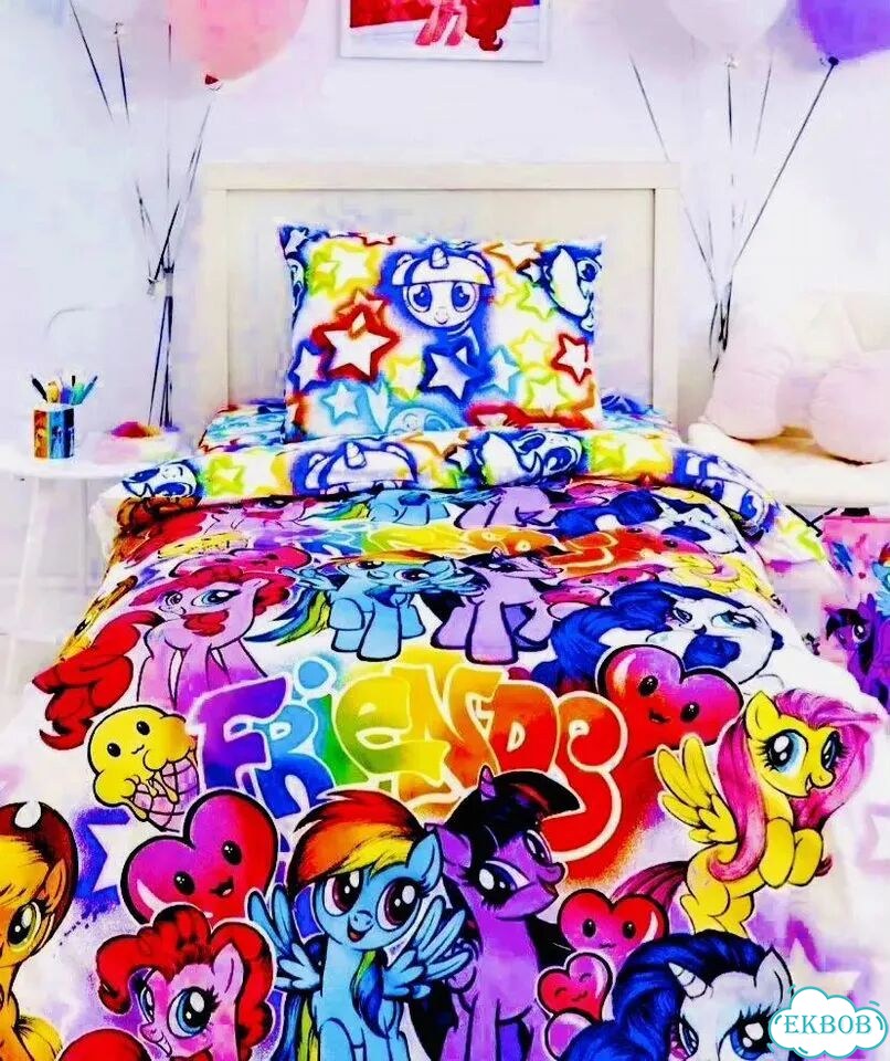 Детское постельное белье My little Pony светится фото 2