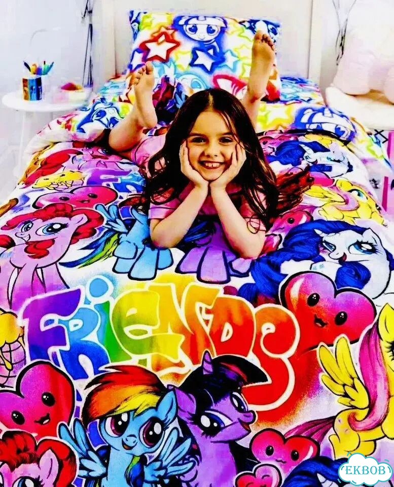 Детское постельное белье My little Pony светится фото 8