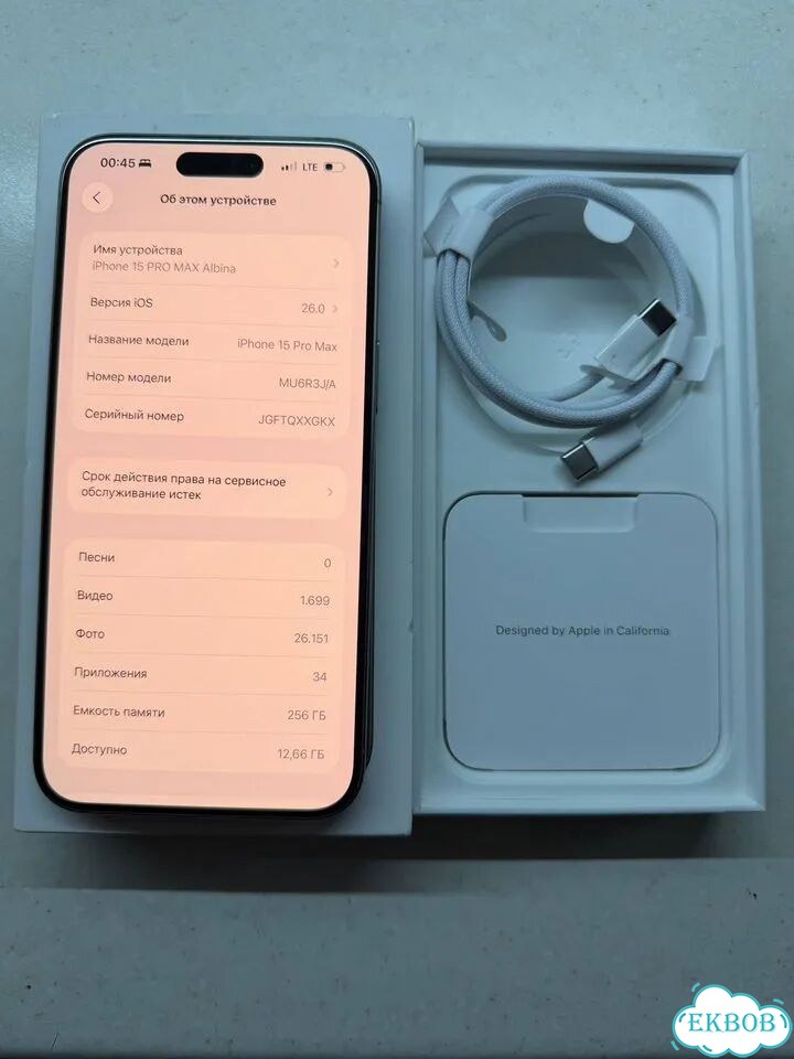 iPhone 15 Pro Max, 256 ГБ, SIM + eSIM фото 2