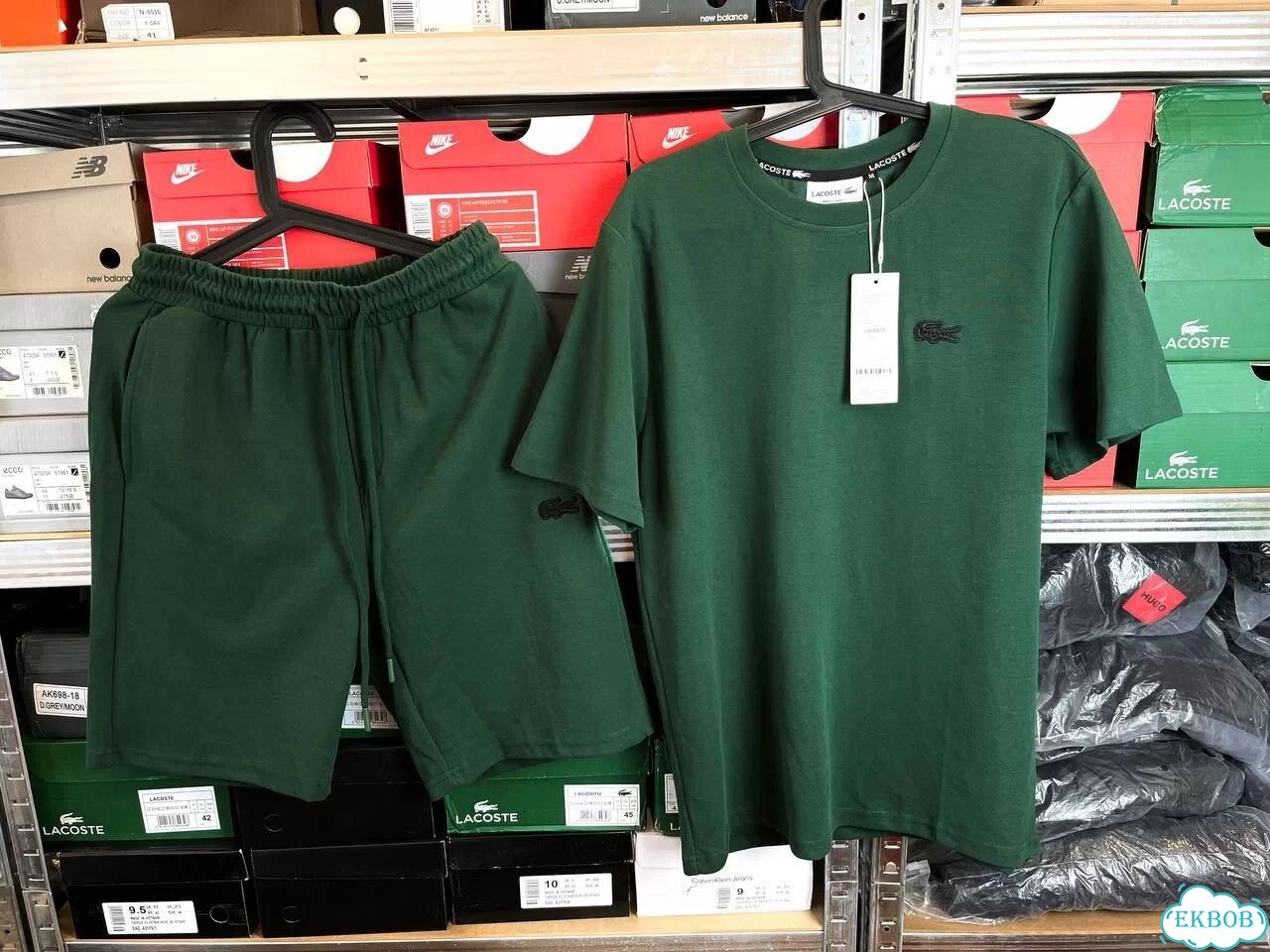 Костюм шорты с футболкой Lacoste фото 1