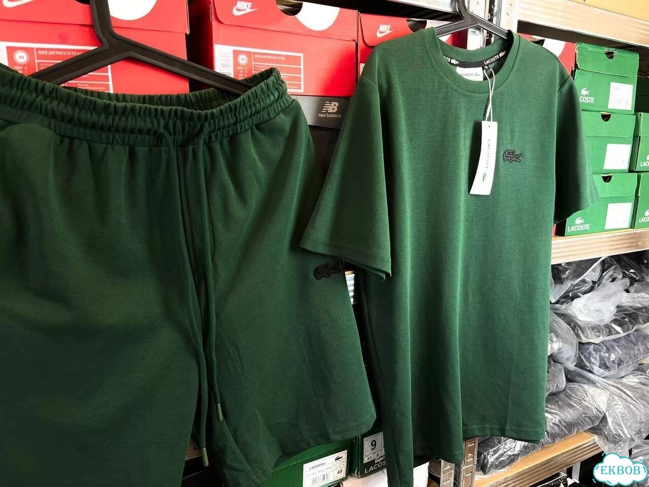 Костюм шорты с футболкой Lacoste фото 5