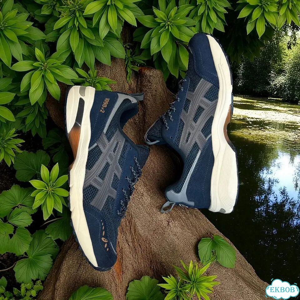 Asics 1090 Deep Blue. Глубокий цвет, редкий лук фото 6