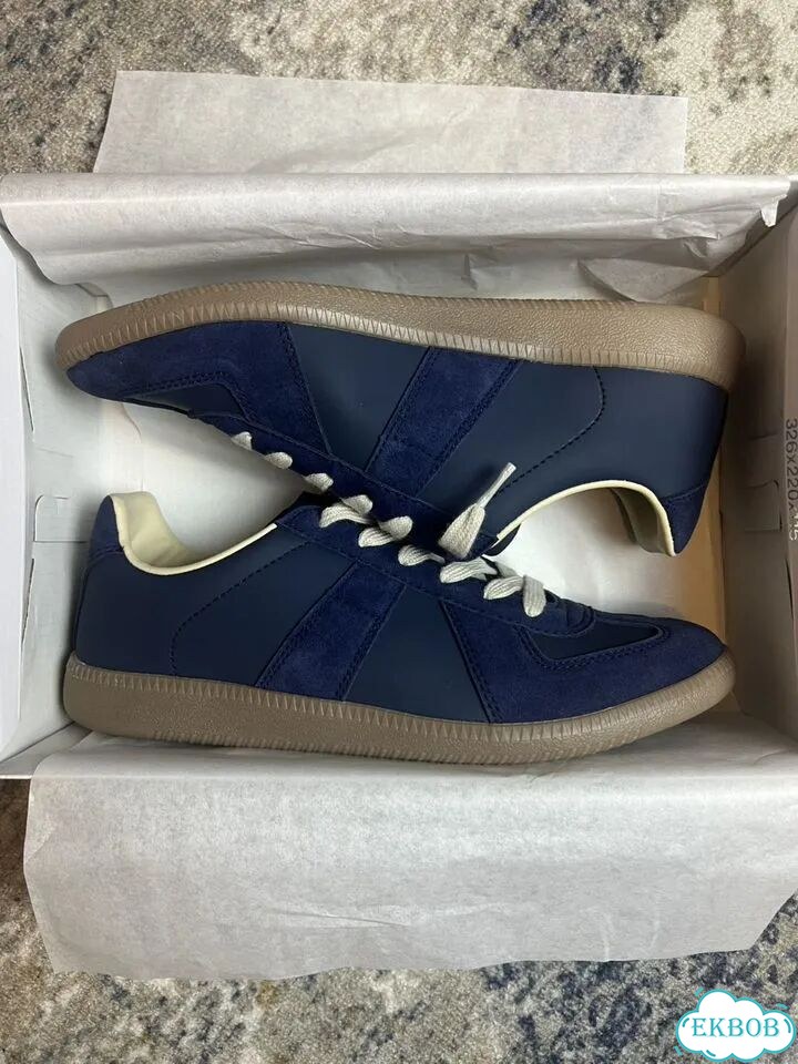 Кеды maison margiela replica синие фото 1