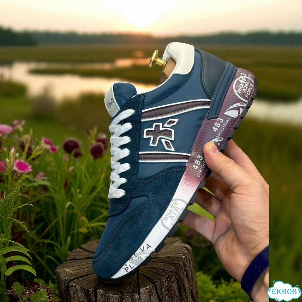 Premiata 483. Сочная бирюза, итальянский лук фото 2
