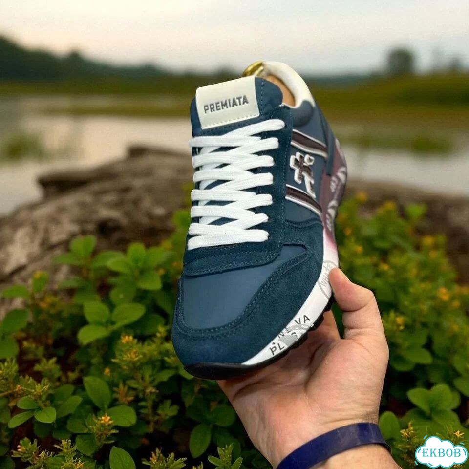 Premiata 483. Сочная бирюза, итальянский лук фото 4