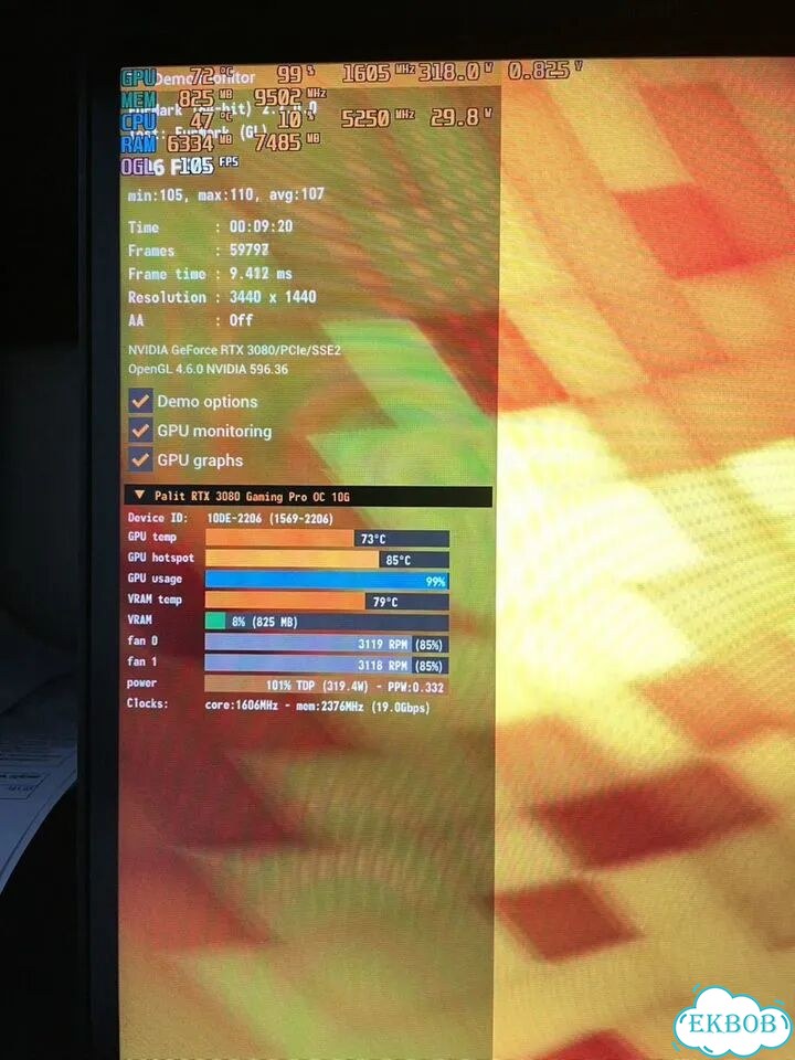 Видеокарта rtx 3080 palit gamingpro oc 10 gb фото 4