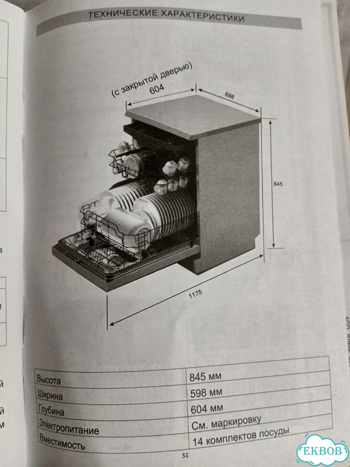 Посудомоечная машина midea mfd60s320w фото 6