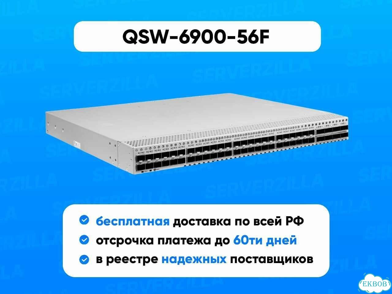 Управляемый стекируемый коммутатор 4 Qtech QSW-6900-56F фото 1