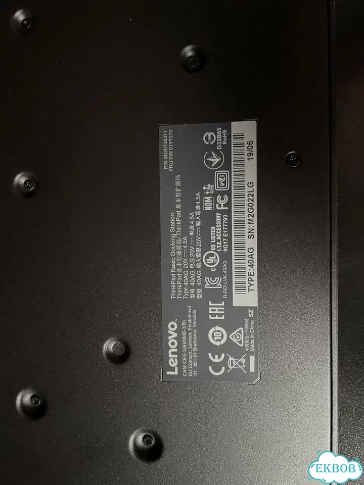 Докстанция lenovo thinkpad 40ag фото 2