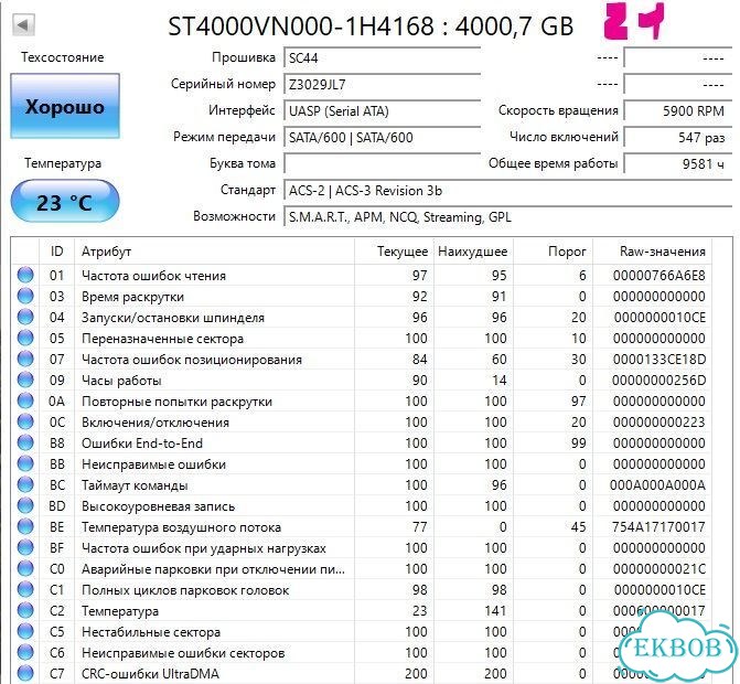 Жесткий диск Seagate NAS HDD 4tb фото 4