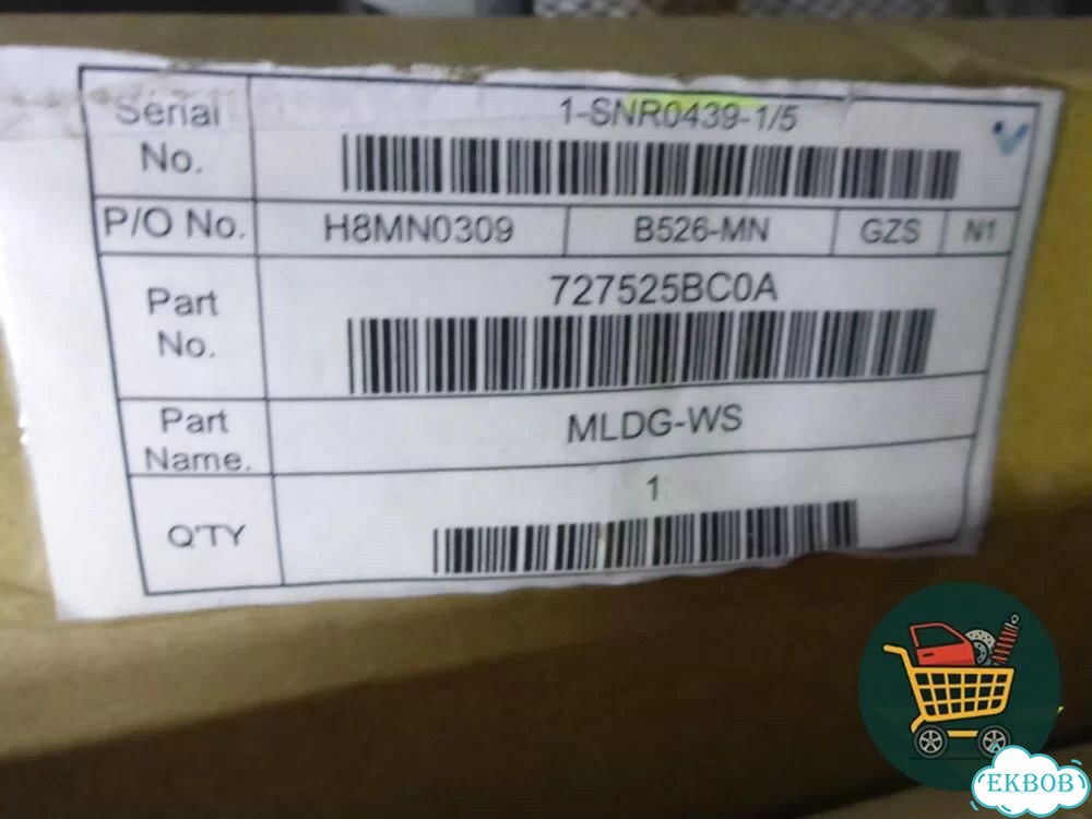 Уплотнитель стекла лобового (новый) (727525BC0A) Nissan Murano (Z52) с 2016г (Мурано) фото 2
