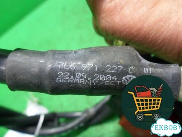 Провод силовой (плюс) (7L6971227C) Volkswagen Touareg c 2002-2010г (Туарег) фото 5