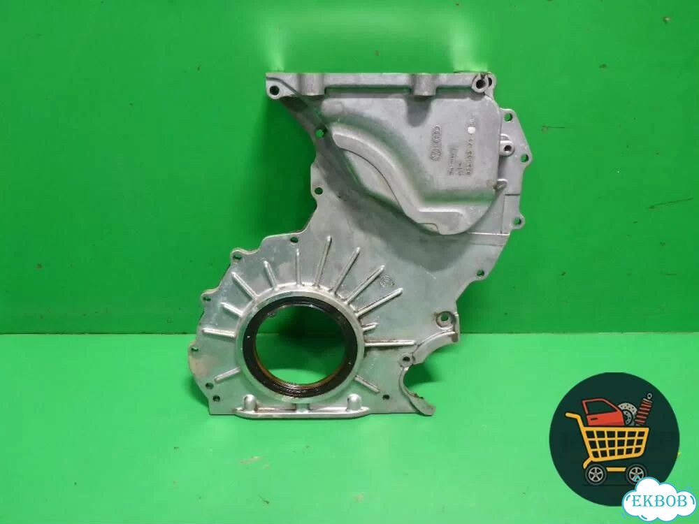 Крышка коленвала задняя (3.2л BAA) (022103173) Volkswagen Touareg c 2002-2010г (Туарег) фото 1