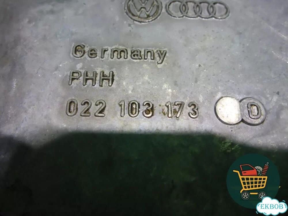 Крышка коленвала задняя (3.2л BAA) (022103173) Volkswagen Touareg c 2002-2010г (Туарег) фото 3