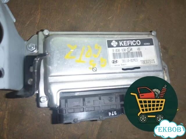 Блок управления двигателем (3911002AC5) Hyundai Getz с 2002г (Гетц) фото 2