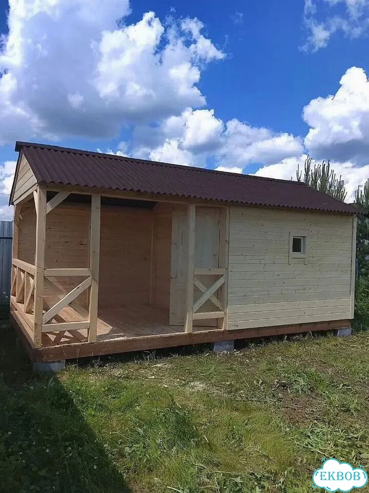 Беседка с хозблоком фото 1