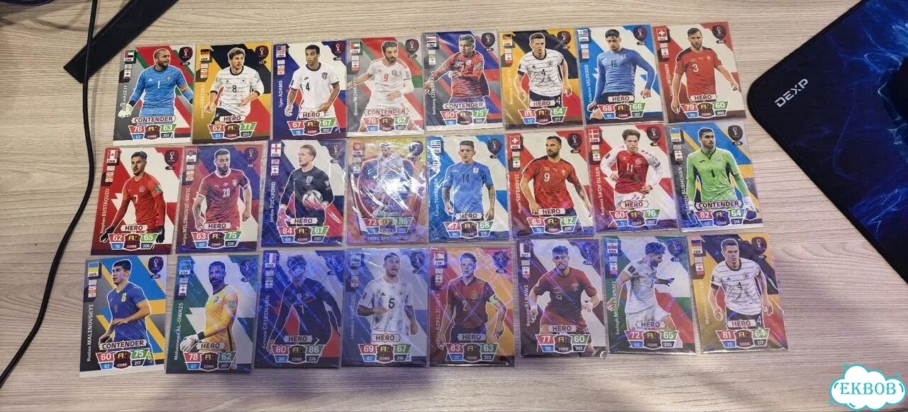 Карточки panini adrenalyn xl 2022 фото 1