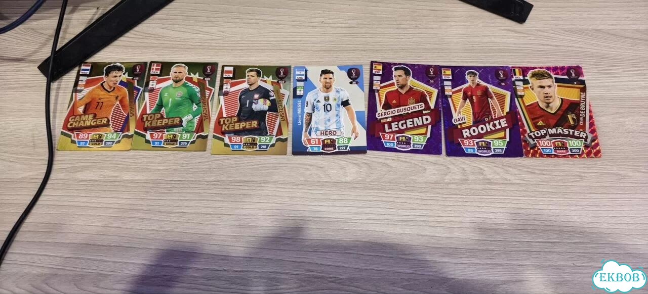 Карточки panini adrenalyn xl 2022 фото 6