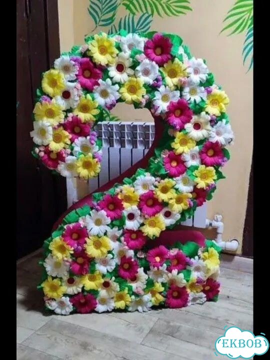 Цифра 2 для фотозоны фото 4