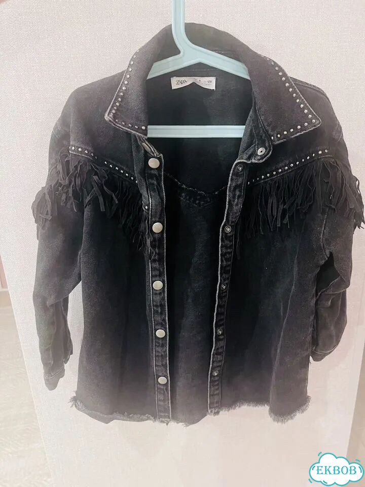 Джинсовка zara для девочки 128 фото 1