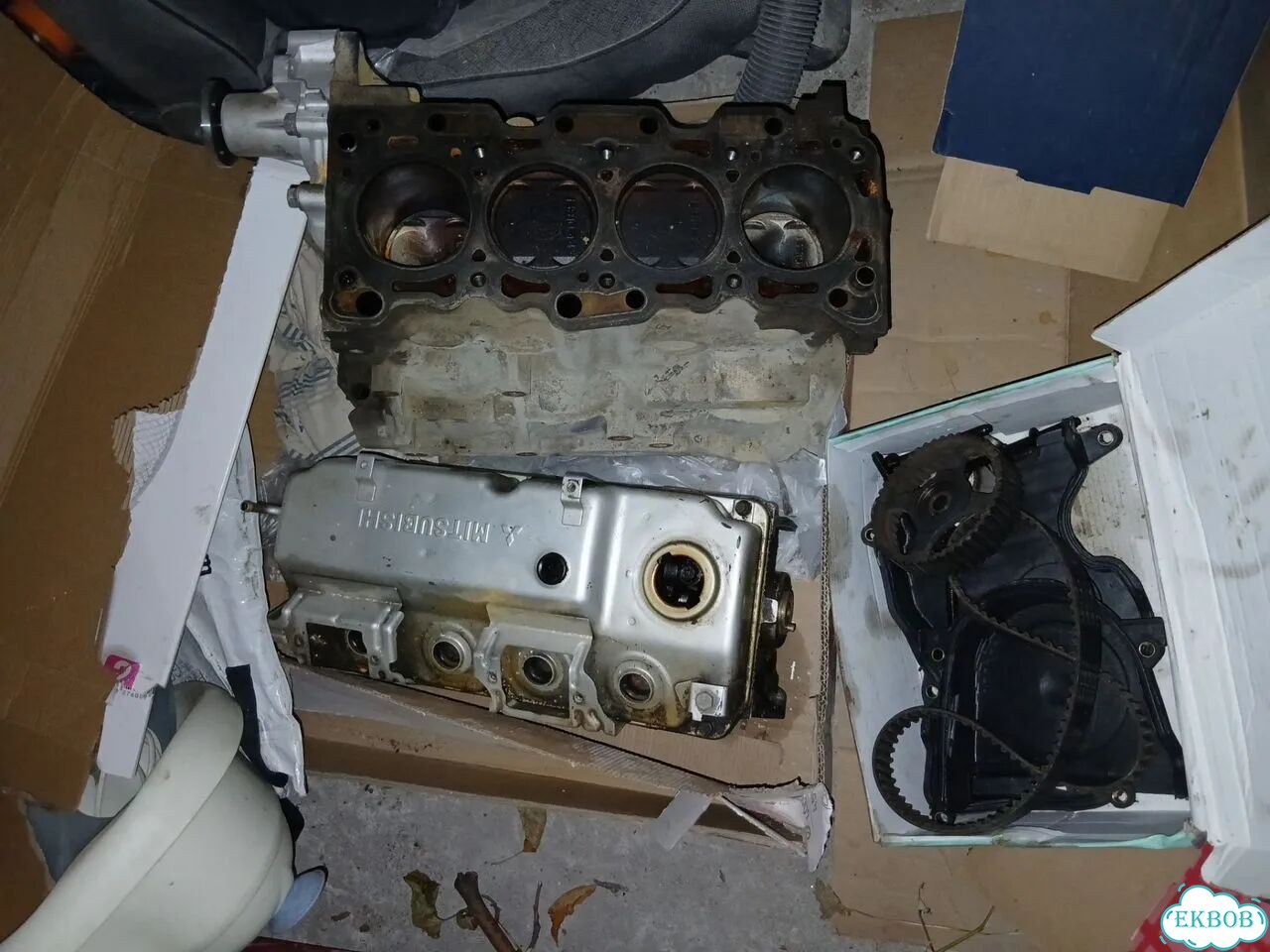 Двигатель сеипевший, Lancer 1.3 фото 2