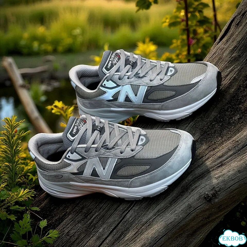 New Balance 990. Флагман комфорта, серый волк фото 3