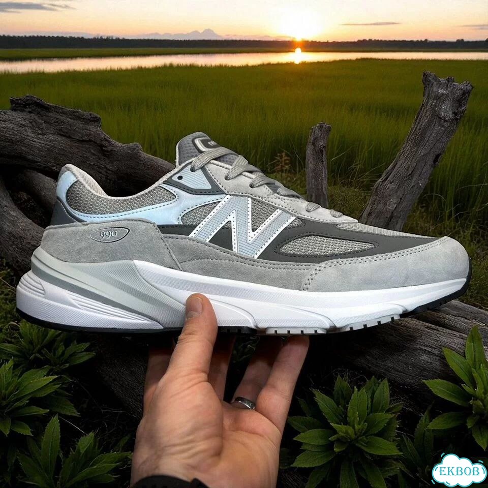 New Balance 990. Флагман комфорта, серый волк фото 4