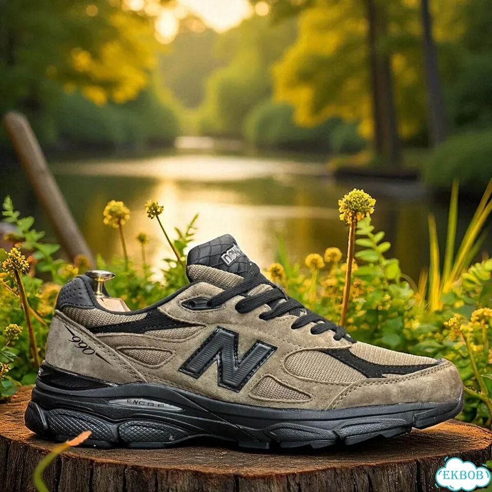 New Balance 990. Кофейная замша, люкс качество фото 3
