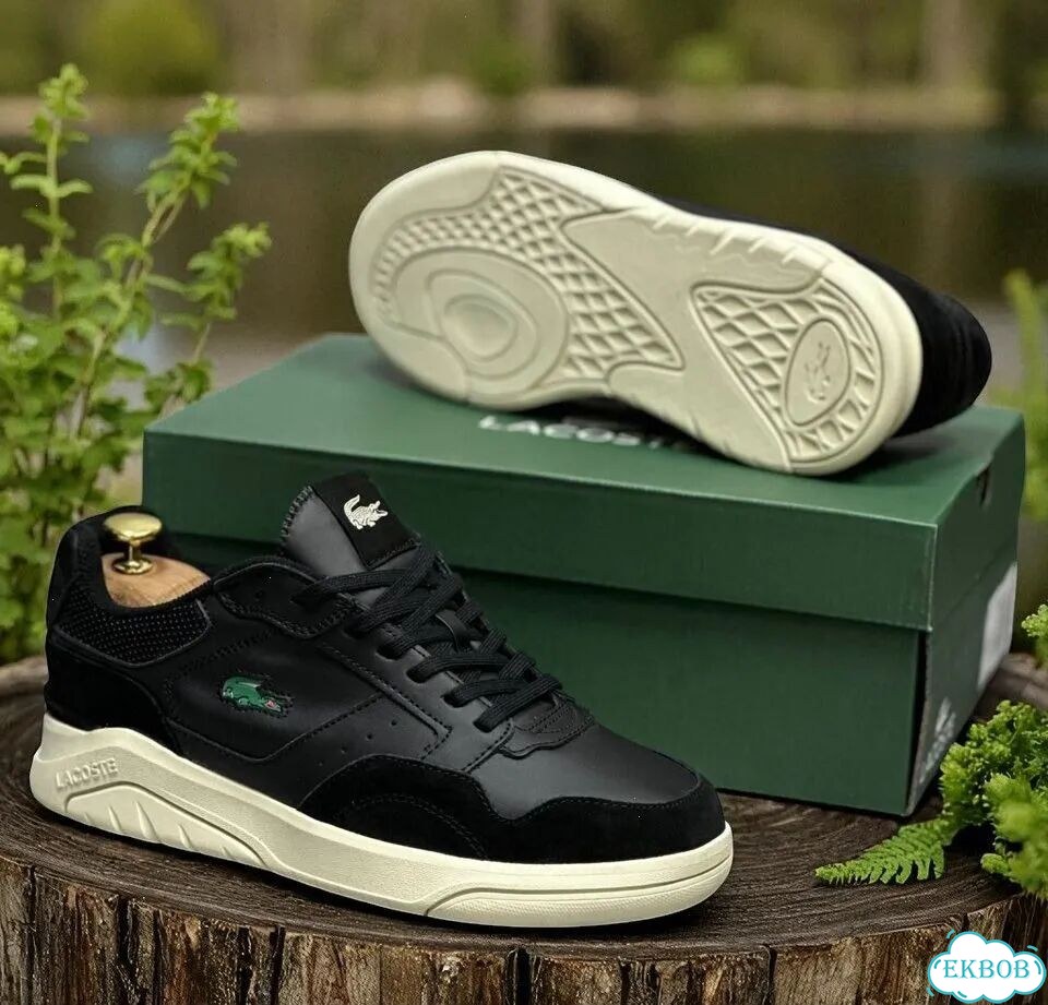Lacoste Game Advanced. Черный премиум кэжуал фото 2