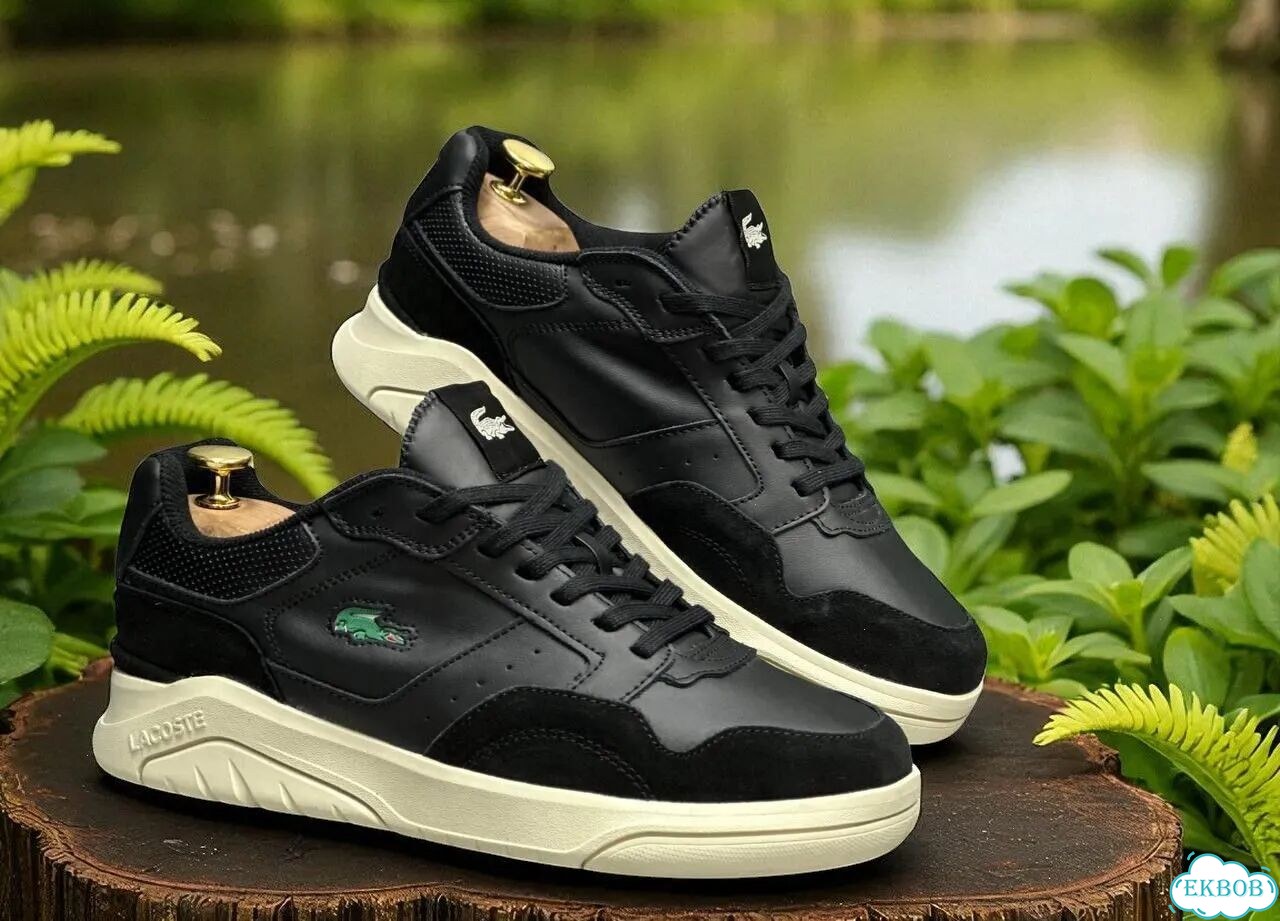Lacoste Game Advanced. Черный премиум кэжуал фото 5