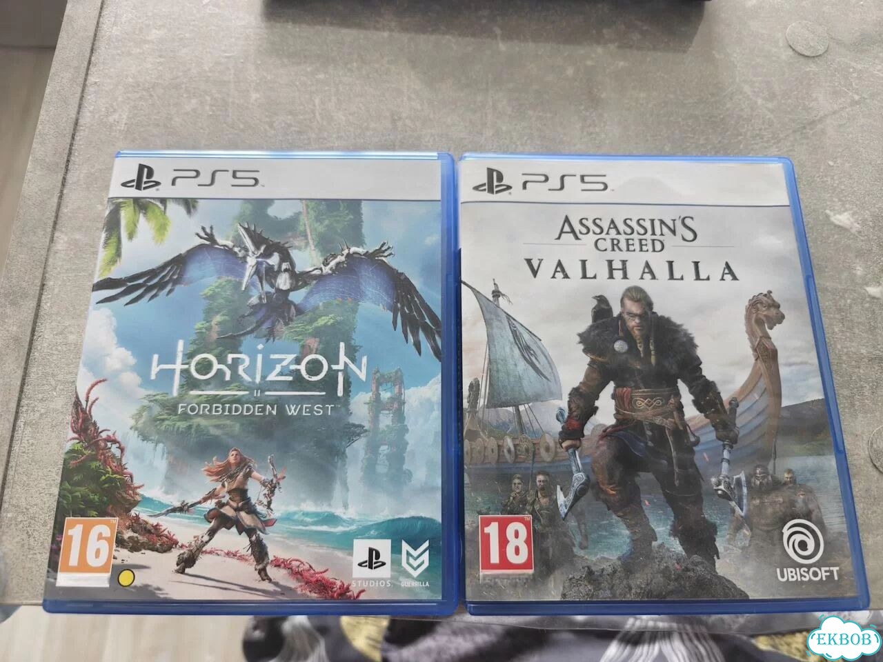 Диски на ps5 horizon и Assassin's Creed Valhalla фото 1