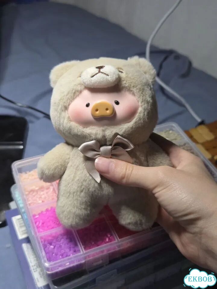 Брелок Teddy Lulu бежевый фото 1