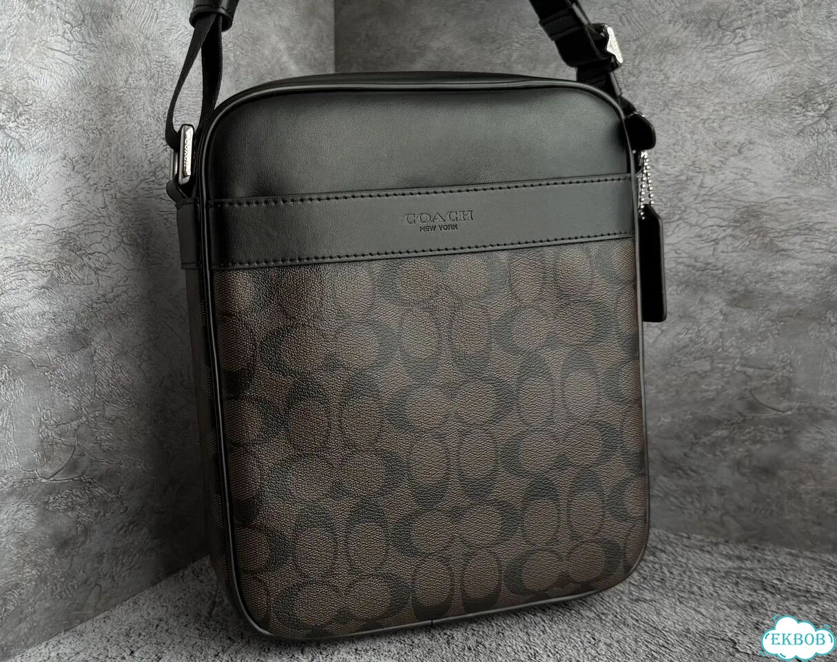 Сумка мужская новая Coach, через плечо фото 4