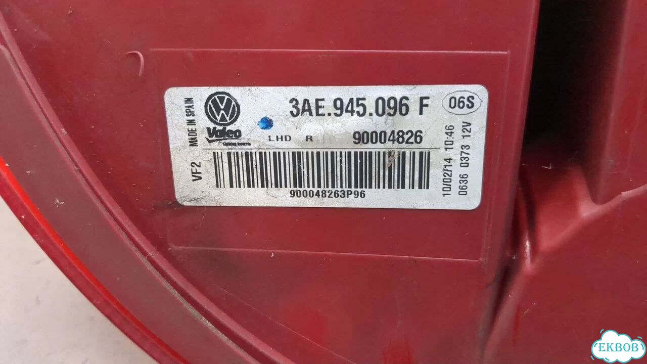 Фонарь (задний) правый Volkswagen Passat 7 Европа фото 7
