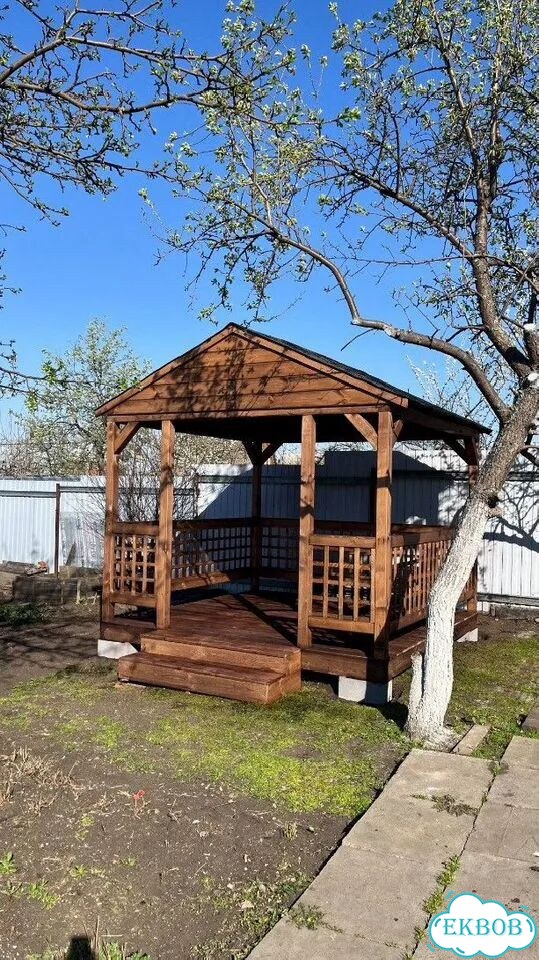 Беседка с хозблоком фото 1