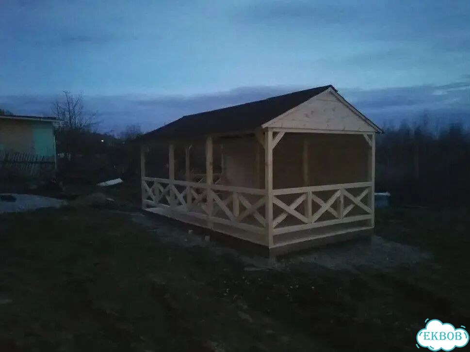 Беседка домик фото 6