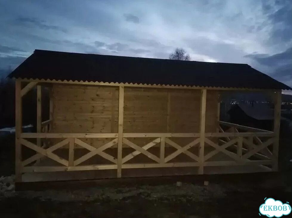 Беседка домик фото 7