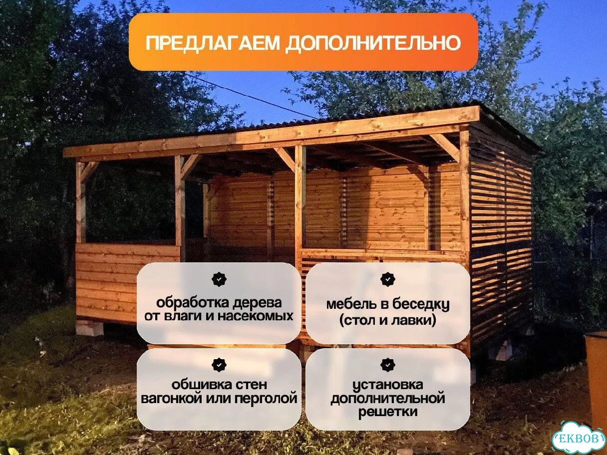 Беседка домик фото 5