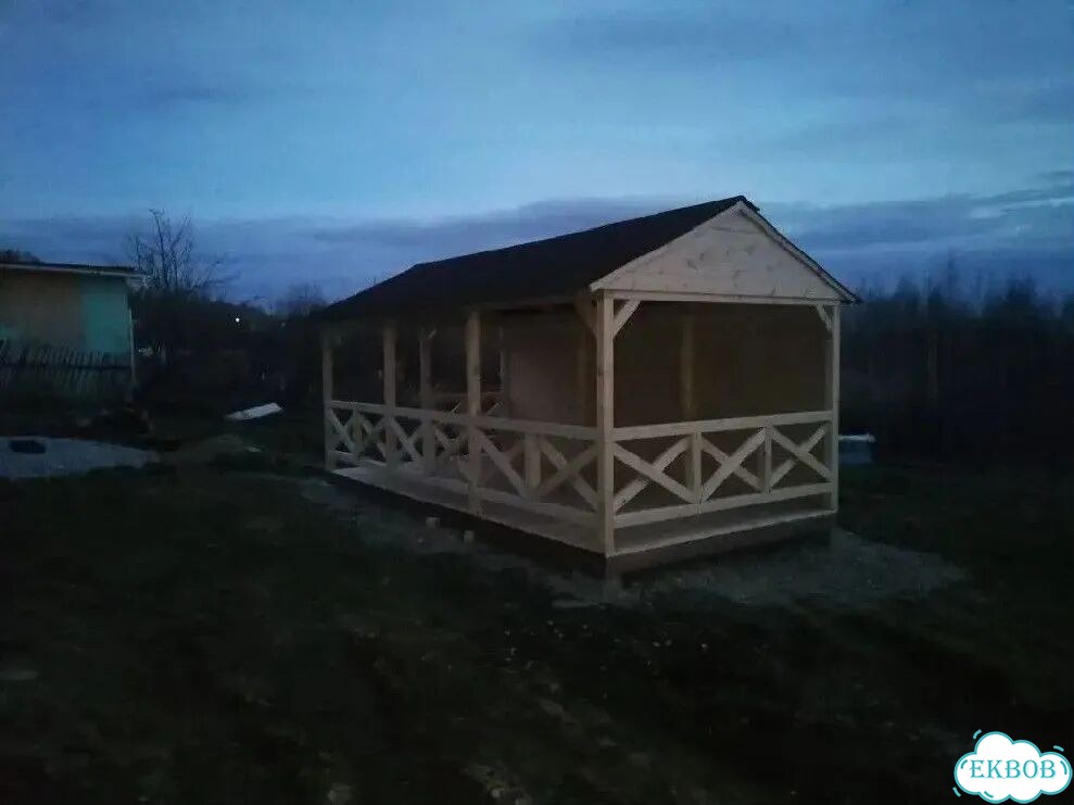 Изготовление беседок из дерева фото 4