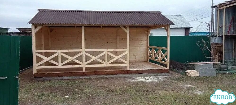 Беседка домик фото 2