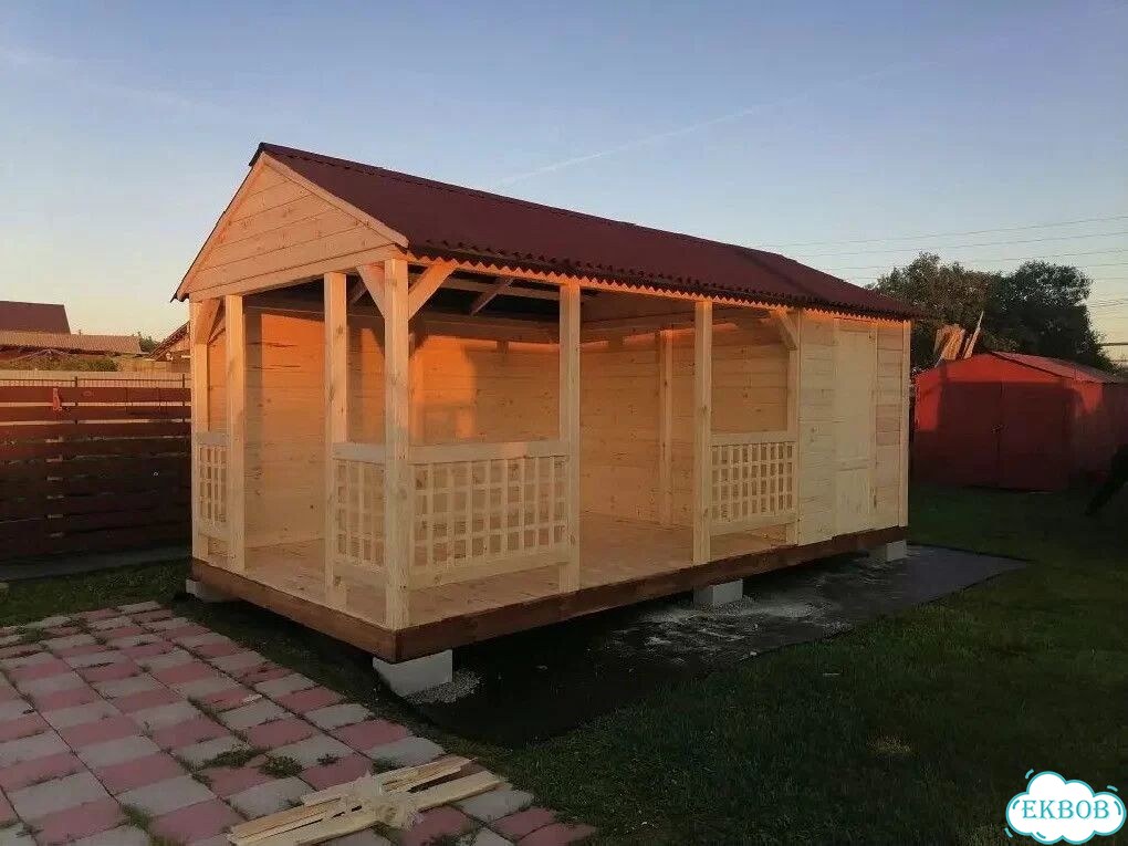 Изготовление беседок из дерева фото 1