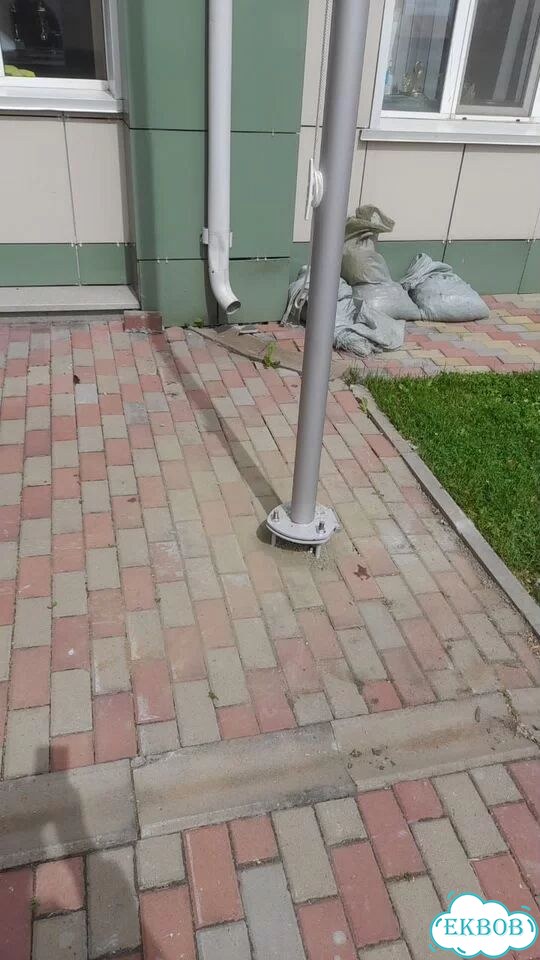 Бетонные тумбы для флагштоков 450 и 650 кг фото 9