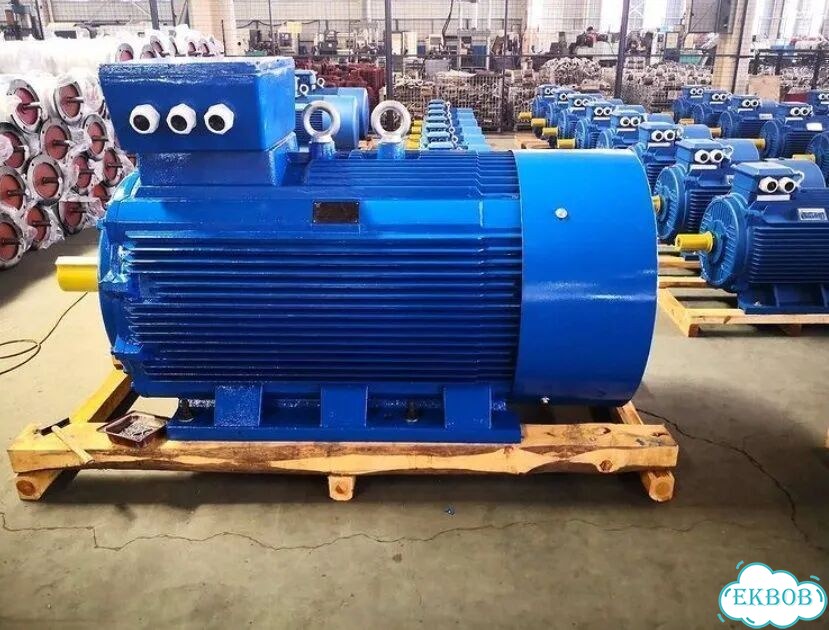 Электродвигатель аир 280S8 55кВт 750об новый фото 4
