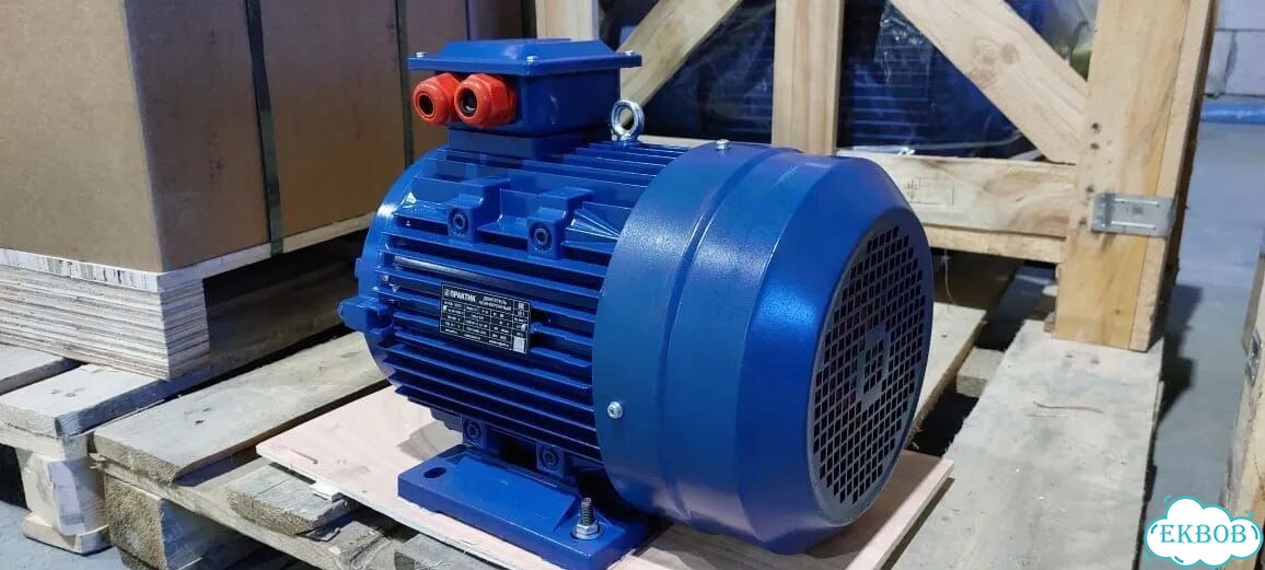 Электродвигатель аир 132S4 7.5кВт 1500об новый фото 3