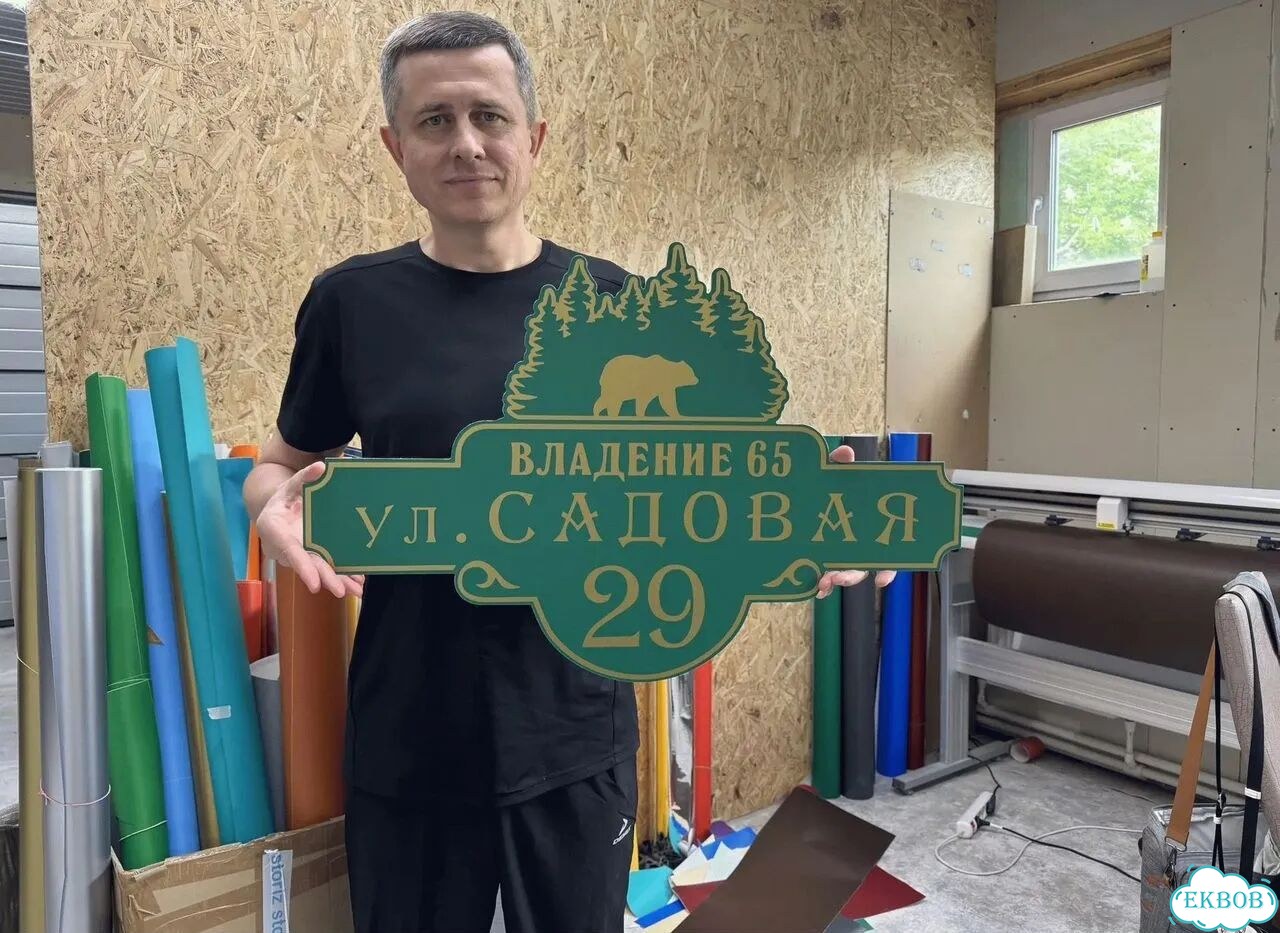 Вывеска, адресник, указатель от производителя фото 1